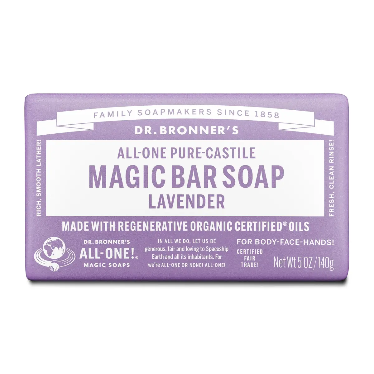 Lavender - Pure-Castile Magic Bar Soap 1