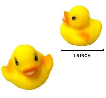 Cute Lil' Mini Rubber Ducky 2 Inch Ducks (Sold By The Piece) 1
