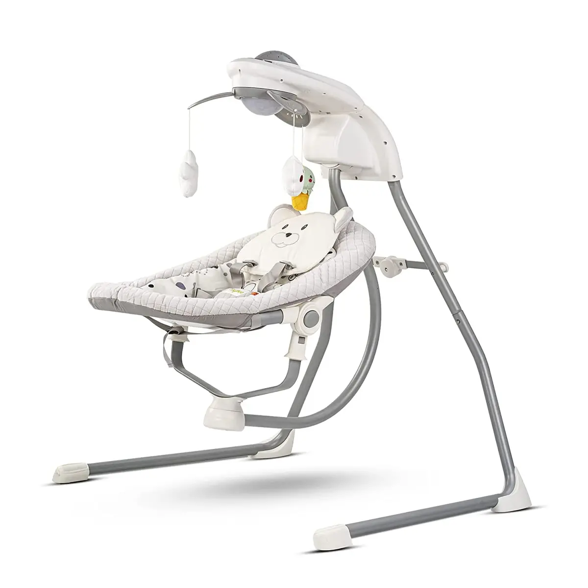Lolla Automatic Electric Swing Cradle For Baby With 4 Swing Speed, Soothing Vibrations & Music | Portable Baby Rocker With Safety Belt Baby Toys Baby Cradle Of Age 0-2 Years 1