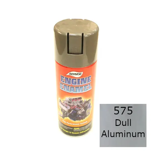 <B>Sold Out</B> - High Performance Engine Enamel 12 Oz Spray Paint Can - Dull Aluminum - #575 1