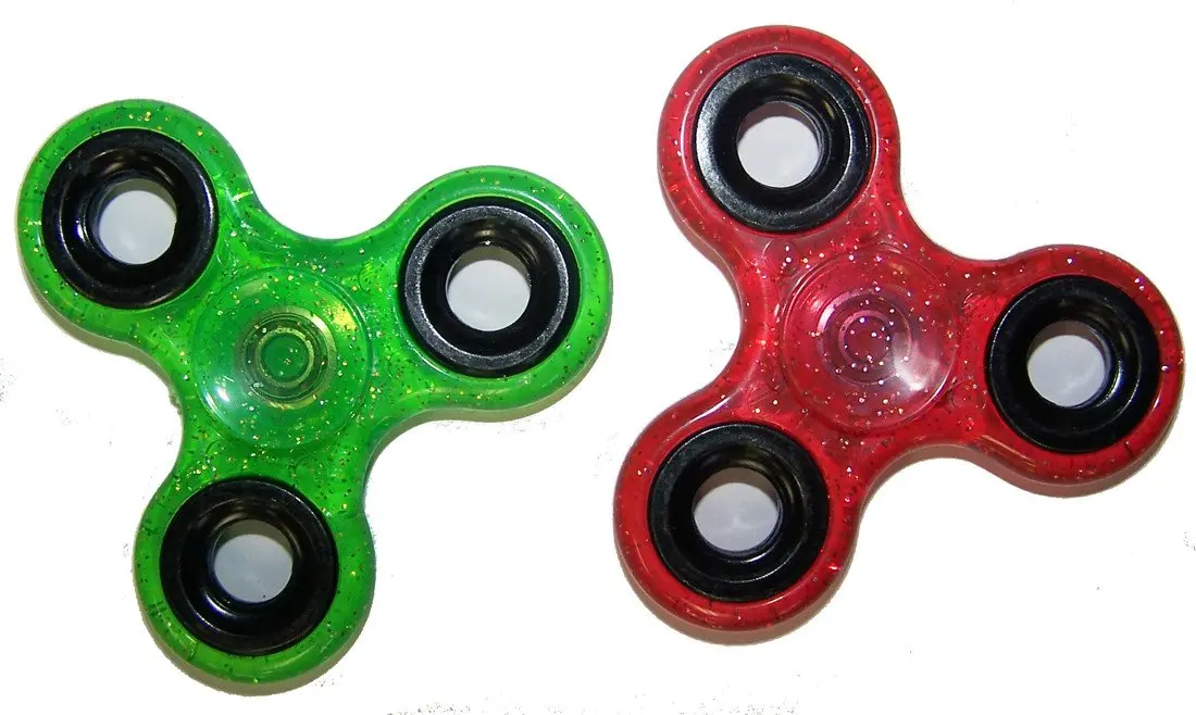 Glitter Finger Stress Relieve Fidget Hand Flip Spinners 1