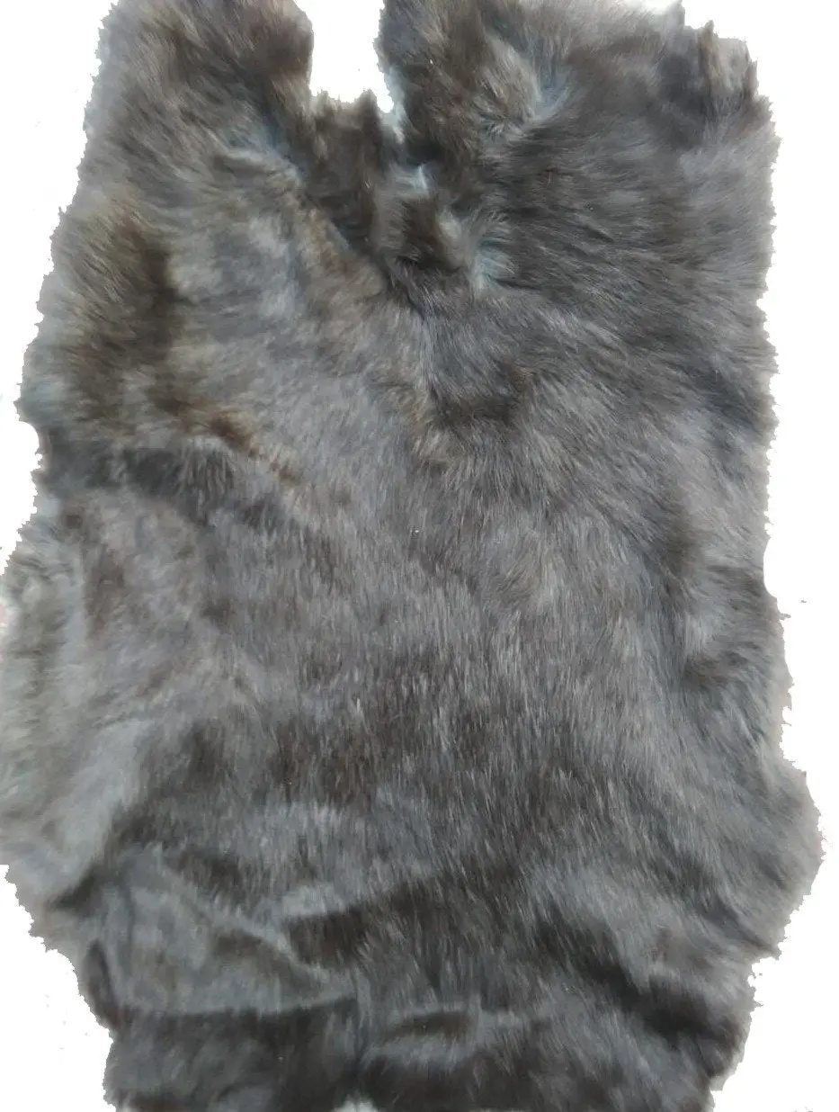 Grey Natural Rabbit Skin Pelt 1
