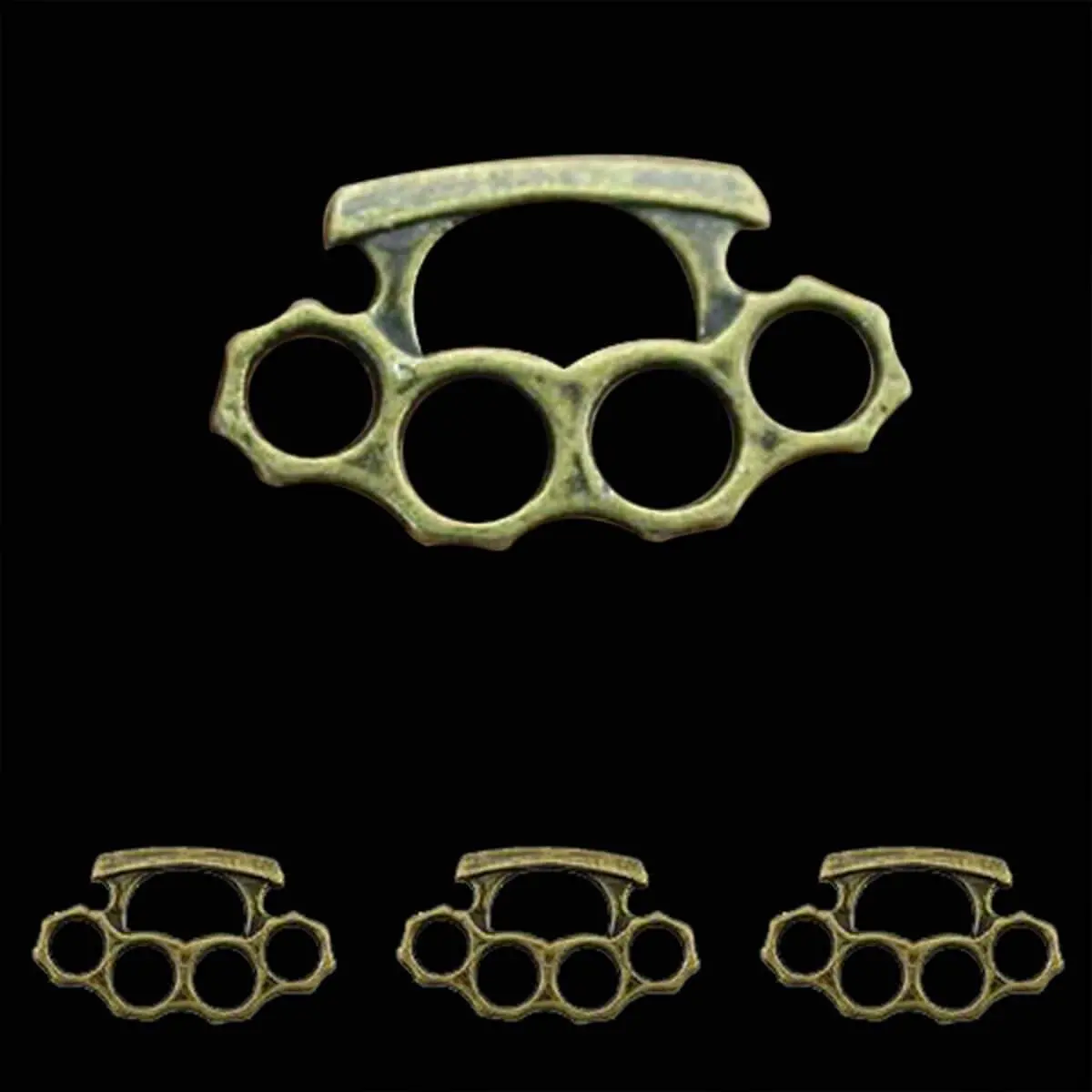 Miniature Brass Knuckle Pendants 1