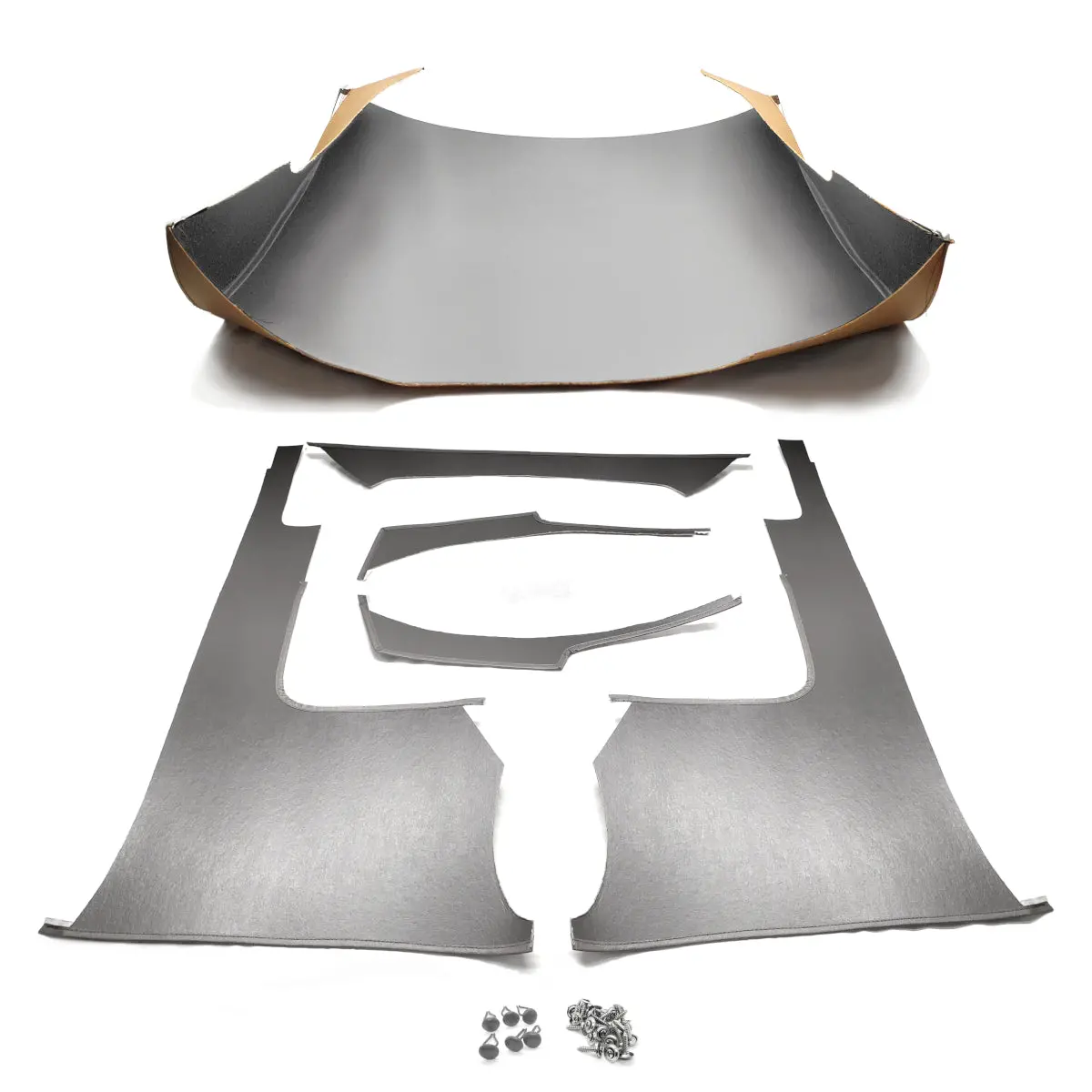 <B>Discontinued</B> - New Closed Cab 6 Piece Headliner Kit - Gray - Pwhlgr 1