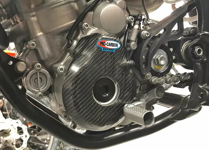 Pro Carbon Husqvarna Engine Case Cover – Ignition Side – Fe 250/350 2017-2024 1