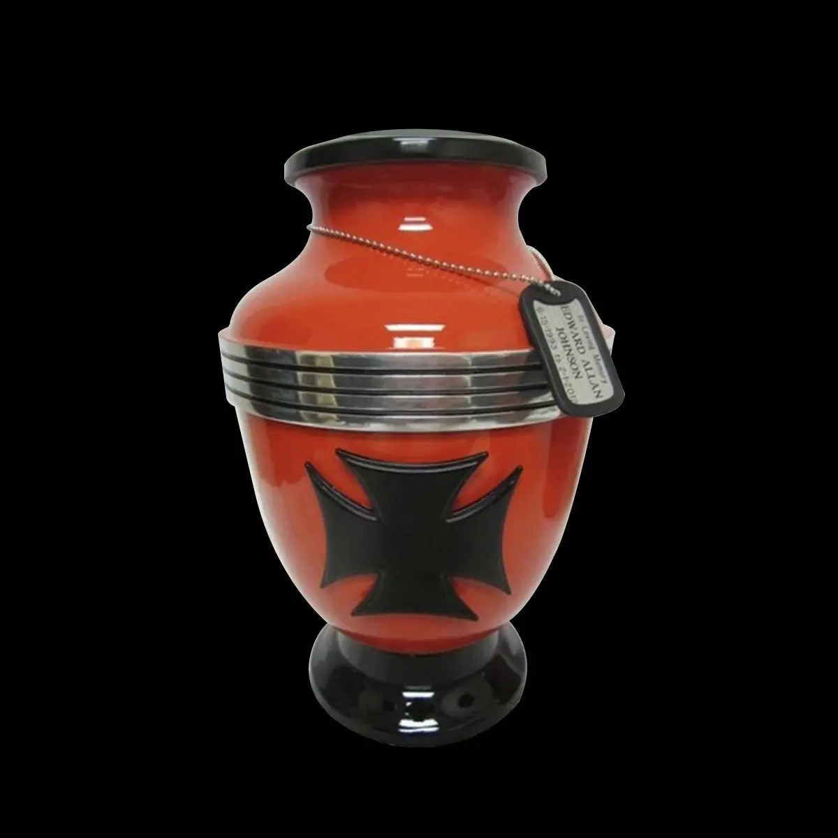 Biker Cremation Urn—Cross 1