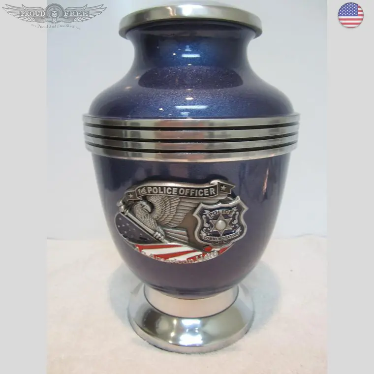 Police Cremation Urn—Bl 2