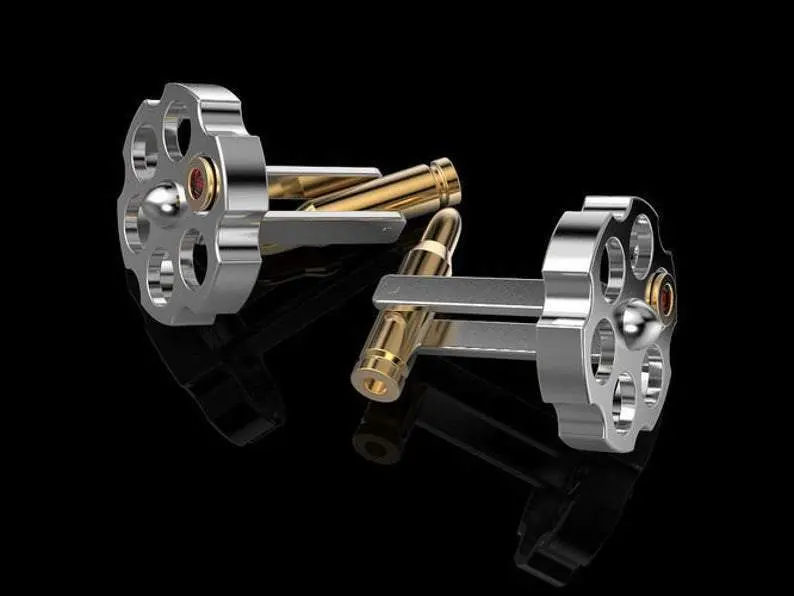Russian Roulette Cufflinks 4