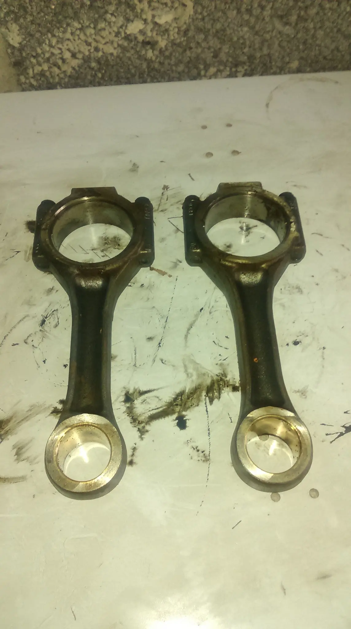 012565 2009 Vw Golf 2.0 Gtd Tdi Audi A3 Diesel Engine Code Cbb Motor Moteur Connecting Rod Conrod Rods 1