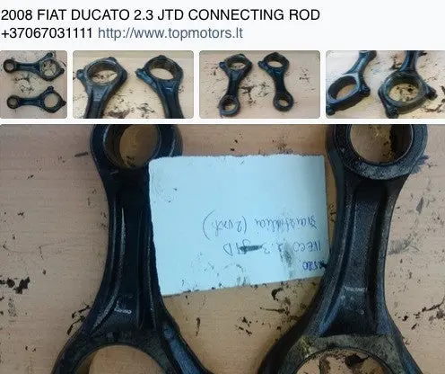Fiat Ducato 2008, 2.3 Jtd Connecting Rod / Con Rod 1
