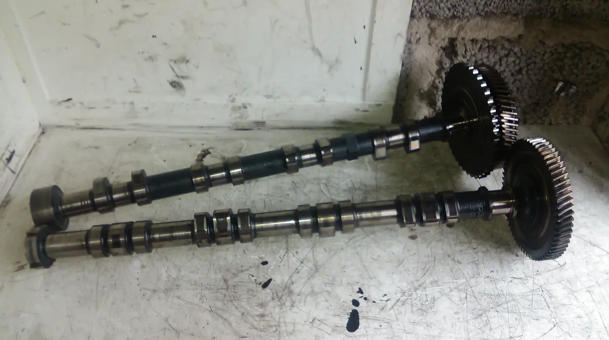 2012 Mitsubishi Outlander 2.3 Diesel Engine 4N14 Pair Of Camshafts Camshaft Ref A0729 1