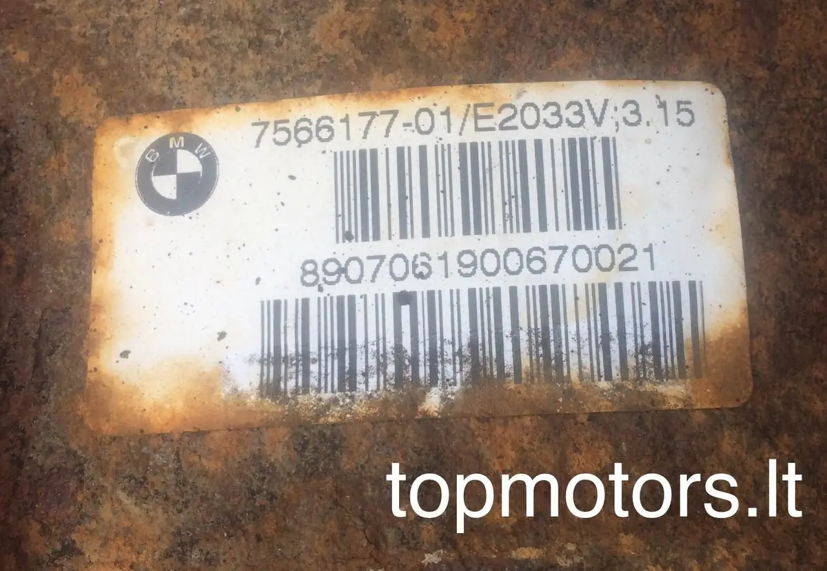 Bmw E90 Rear Axle 1