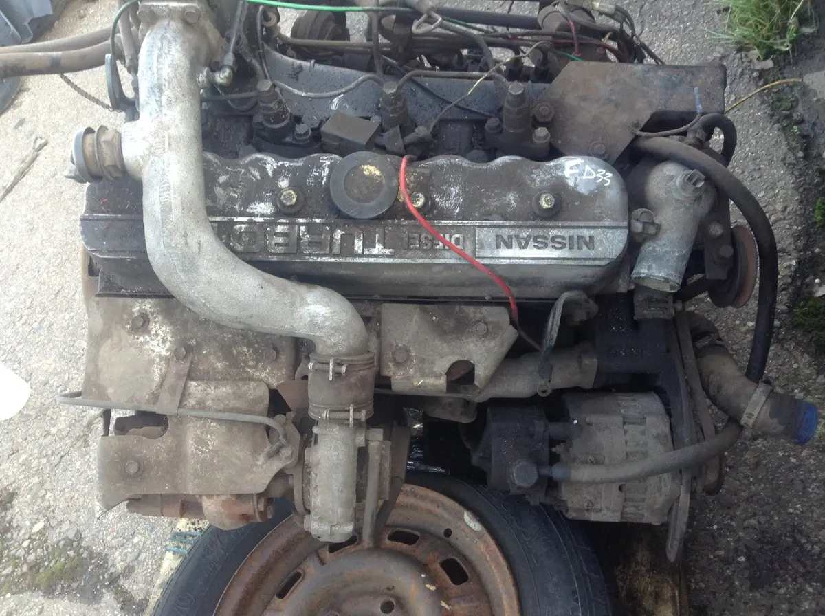 Nissan Engine Fd33t Fd33 Turbo Diesel 3.3 L For Spares Or Repairs 1