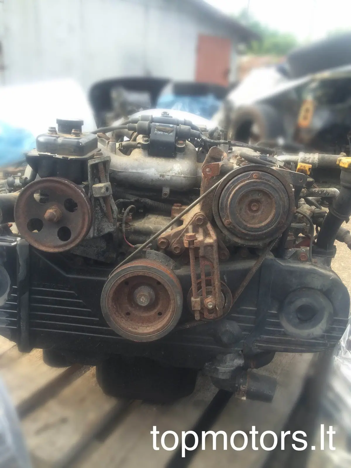 Subaru 2.2 Petrol Engine Ej22 And Gearbox For Spares Or Repairs 1