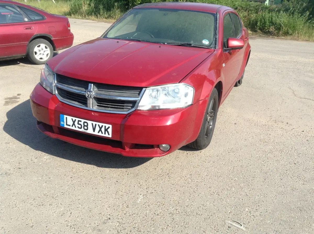 2008 Dodge Avenger 2.0 Sxt Fire Damaged For Parts Or Repairs 1