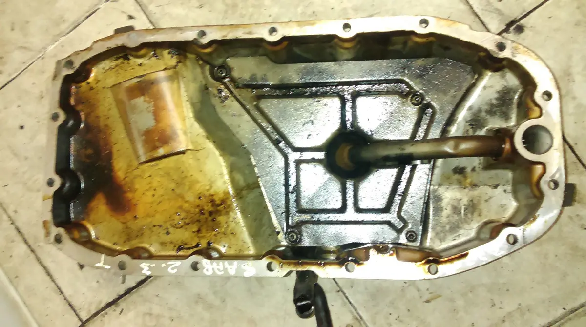 Saab 2.3 Turbo Oil Pan Sump 1