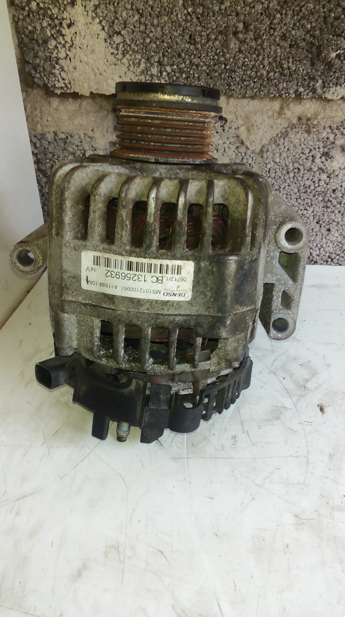 Opel / Vauxhall / Corsa 1.3 Cdti Alternator Denso 105 Amp Ms1012100961 Bc 13256932 Z13dtj Z13dtc Z13dte Ref P0156 1
