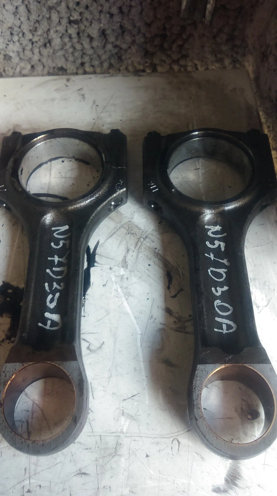 2010 Bmw 330 D 3.0 Diesel N57d30a Engine Connecting Rod Con Rods Ref A0474 1