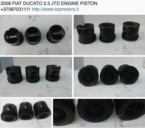 Fiat Ducato 2008 2.3 Jtd Engine Piston 1