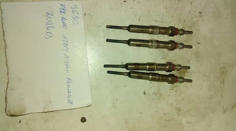 2012 Nissan Note Nv200 1.5 Dci Renault Dacia Diesel Set Of 4 X Heater Glow Plugs 8200682592 K9k400 1