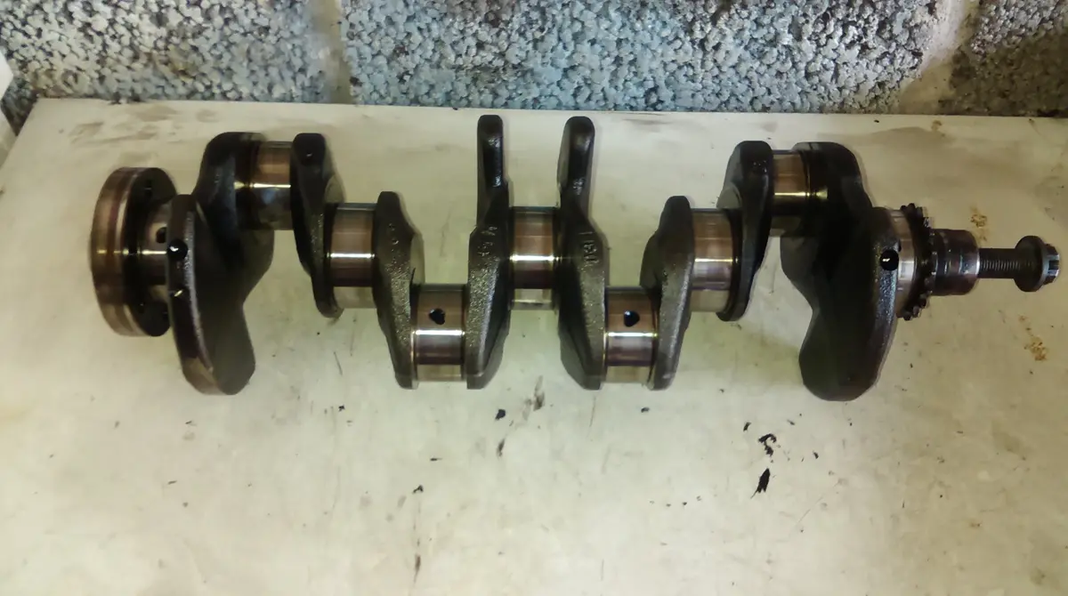 Volkswagen Skoda 2.0 Sdi Engine Crankshaft Ref 3799 1