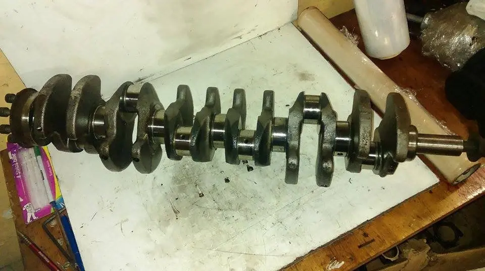 111 1915 Mercedes Benz Diesel Engine Code 613961 3.2 Cdi E320 S320 W210 W220 Crankshaft 1