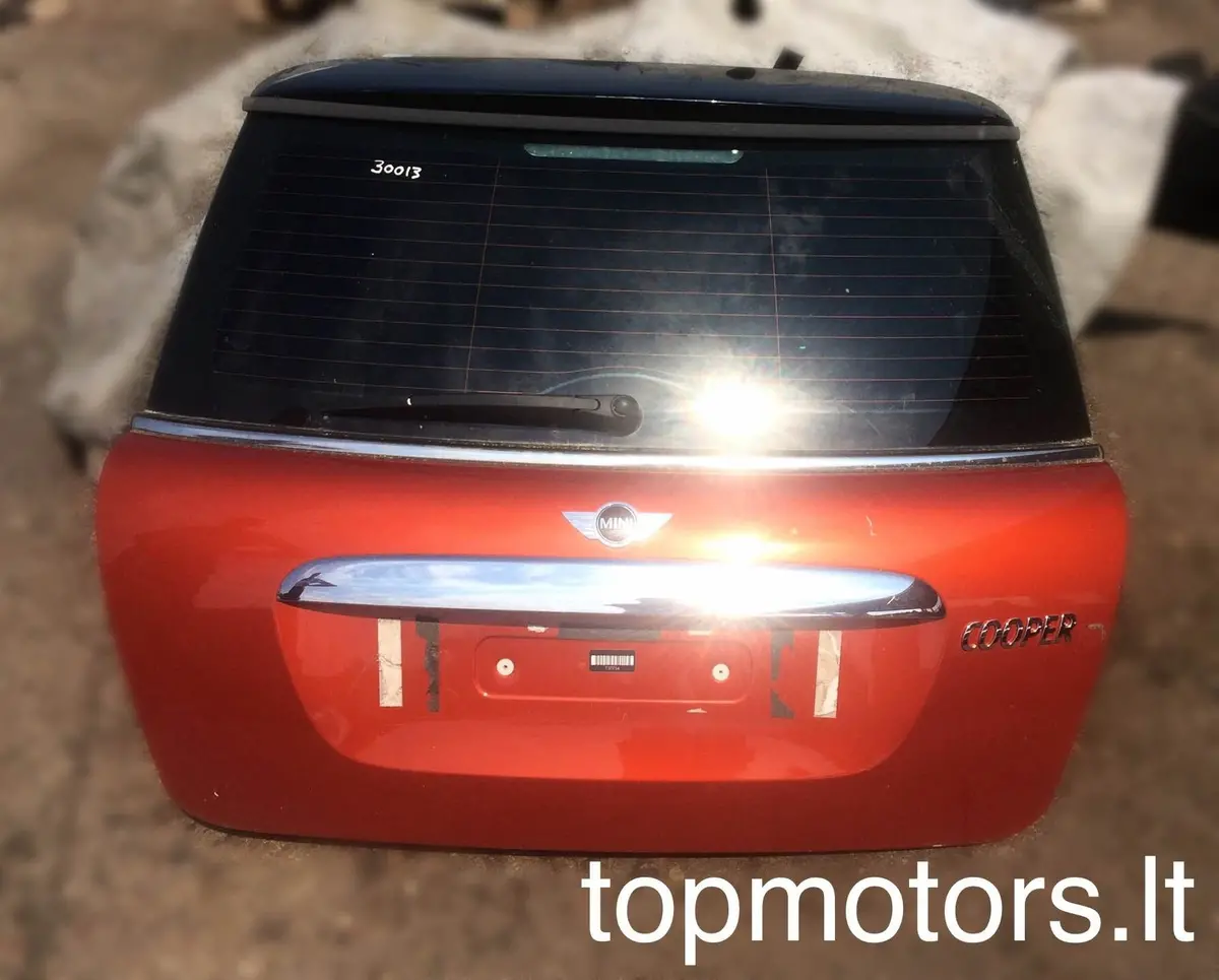 2011 Mini Cooper Rear Door / Lid / Tailgate / Tail Gate 1