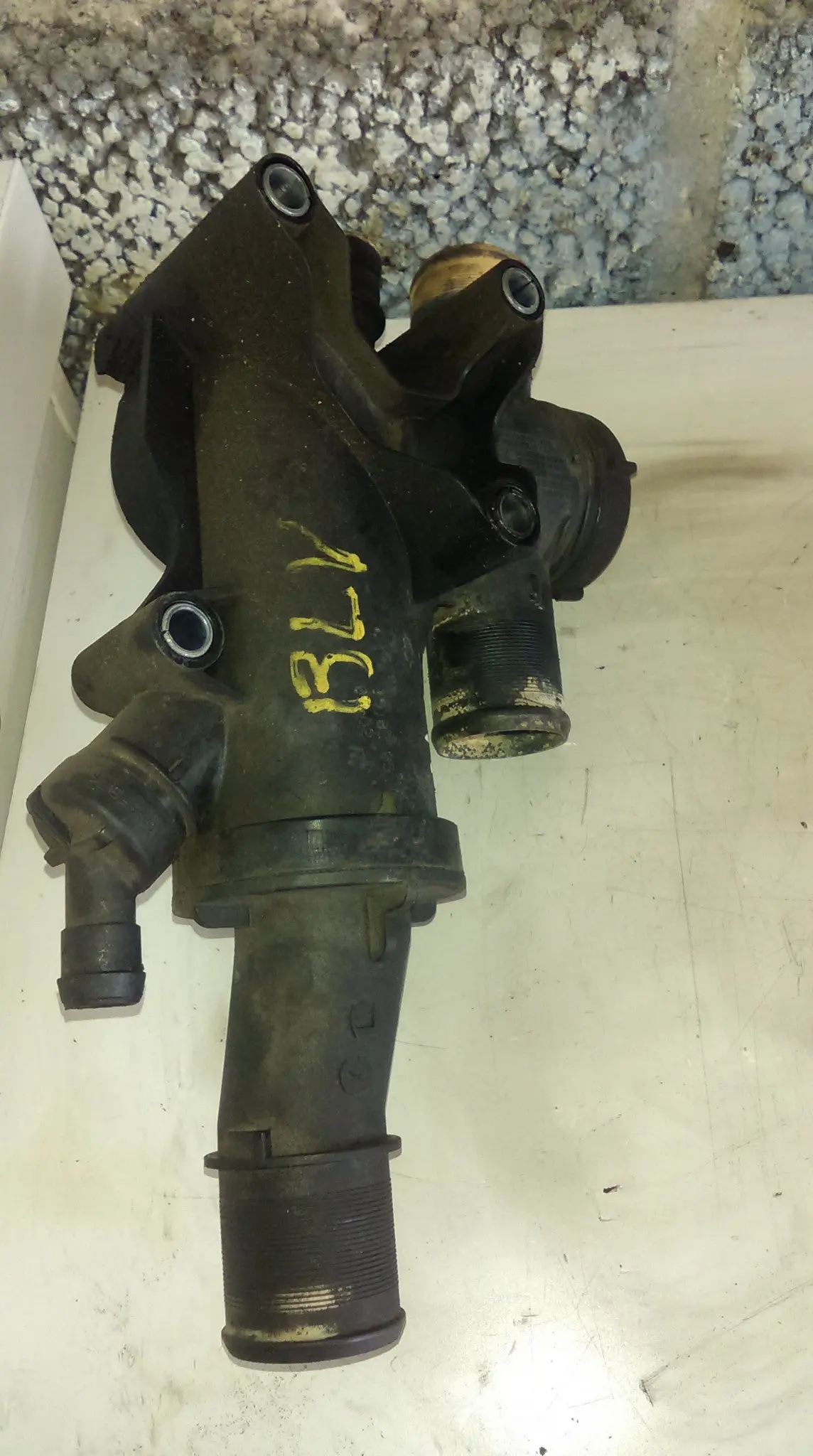 Water Pipe Ford S-Max Thermostat Gehäuse: 9656182980Ind 2.0Tdci 103Kw Qxwa Qxwb 1