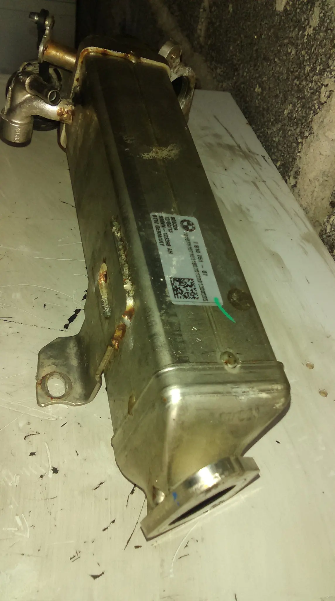 012598 Bmw 1,3,5 Series E90/E91 2.0 Diesel N47, Egr Cooler 7810751-07. 7 810 751-07 1