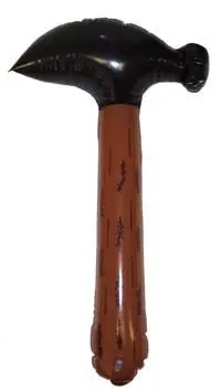 Large Hammer Asst Colors  Inflate 36 Inch Inflatable Toy 1