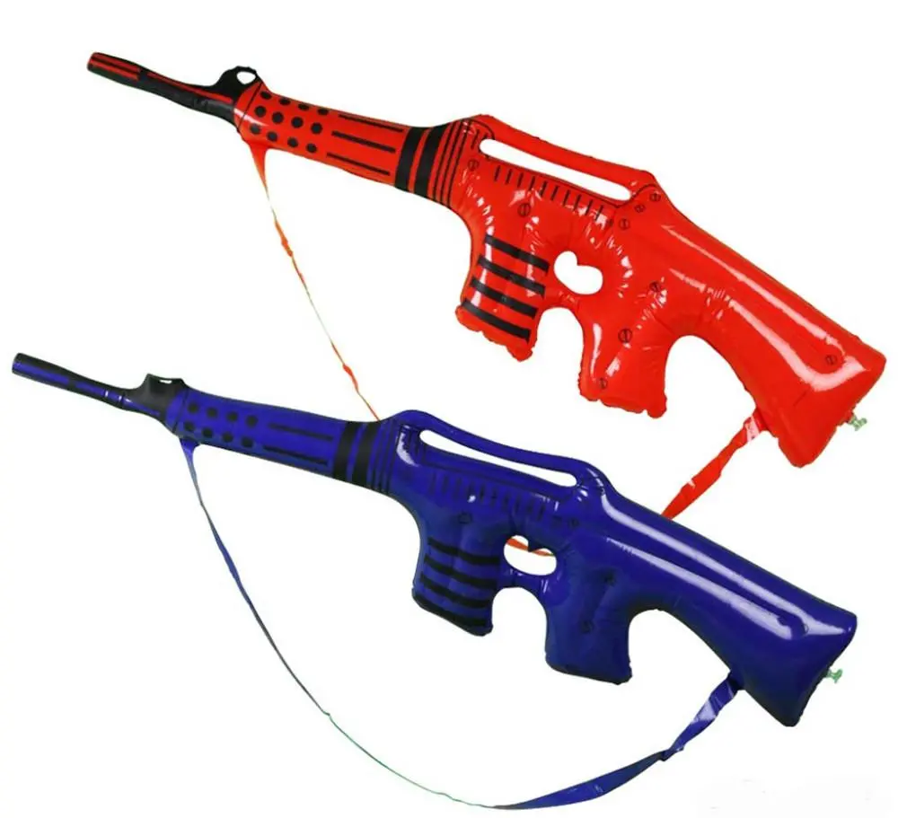 Assorted Color Inflatable 34 Inch Machine Gun 1