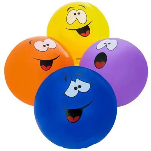 Smile Silly Face Inflatable 16 Inch Balls 1