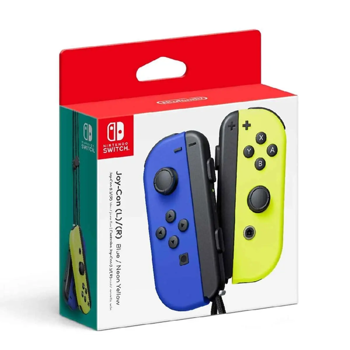 Nintendo Switch Joy Con Controller Pair - Blue&Neon Yellow 1