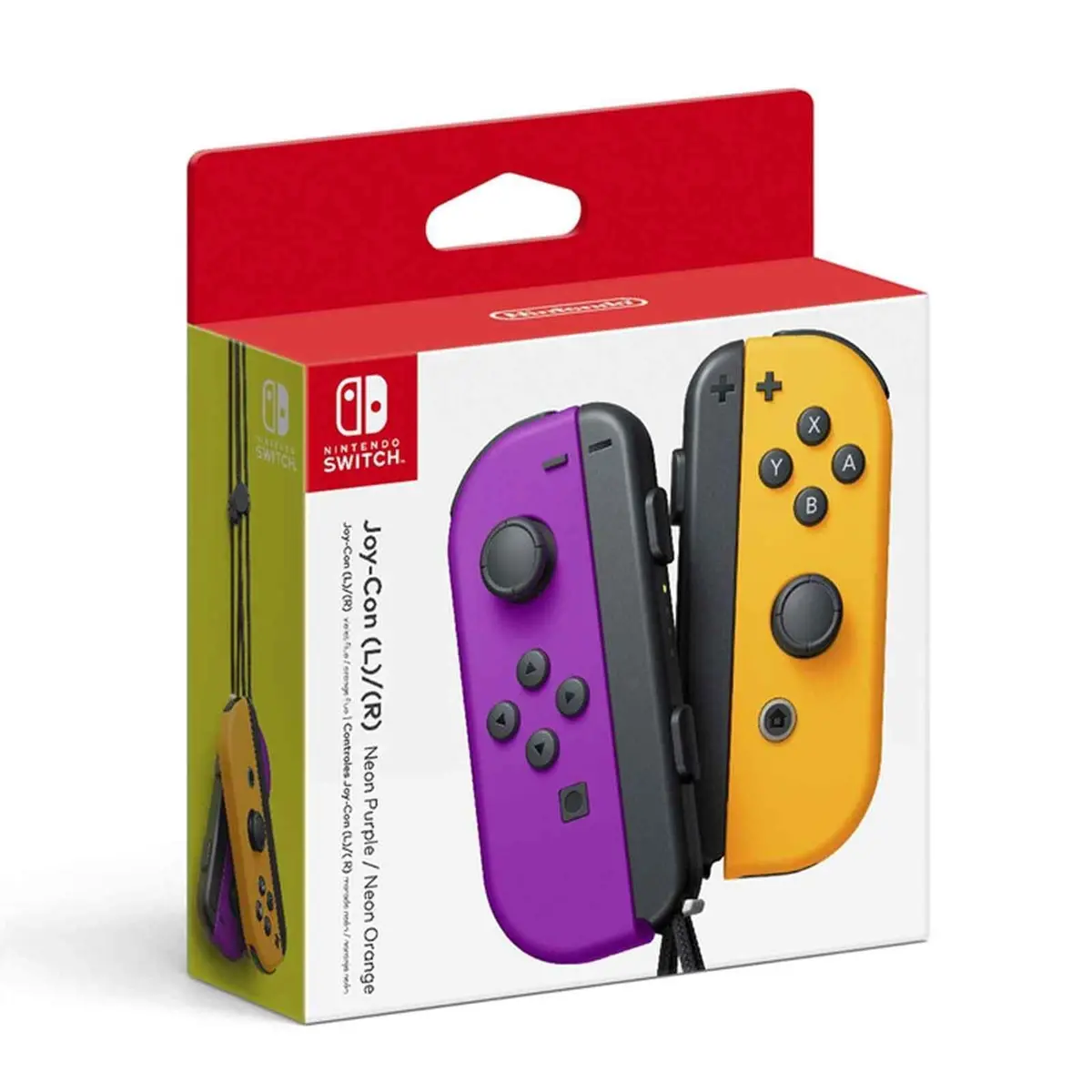 Nintendo Switch Joy Con Controller Pair - Purple Orange 1