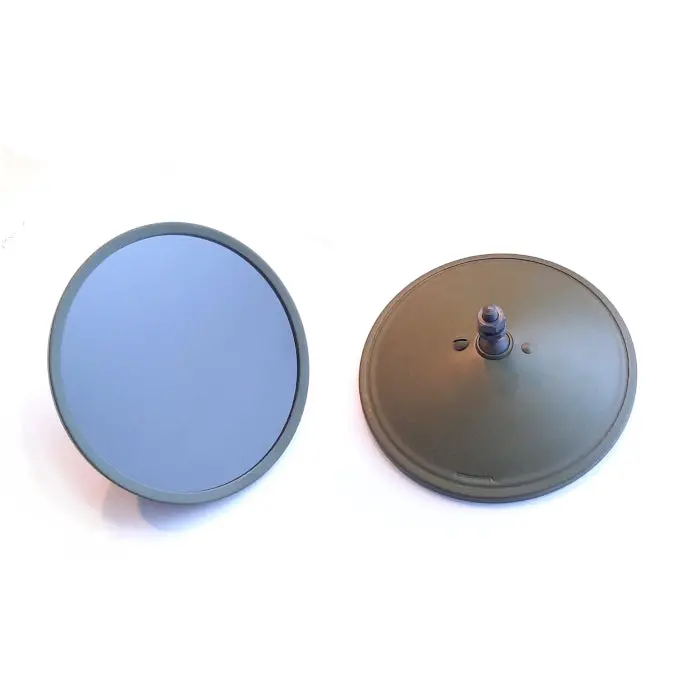 Reproduction Early Wwii King Bee Round Outside Rear View Mirror - Cc747184-Kb 1