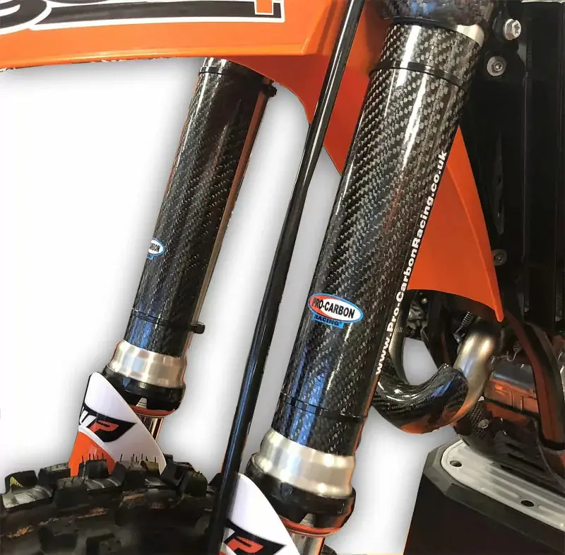 Pro Carbon Ktm Upper Fork Protectors – 125 To 530 Sx / Exc / Xc/ Xc-W / Smr – All Years 1