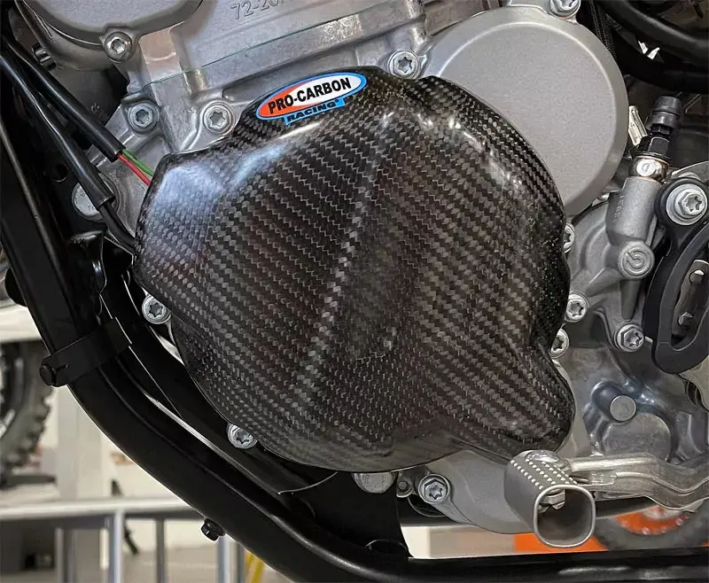 Pro-Carbon Ktm Engine Case Cover – Ignition Side – 250/300 Exc 2017-2024 (Electric Start Models) + Xc-W 1
