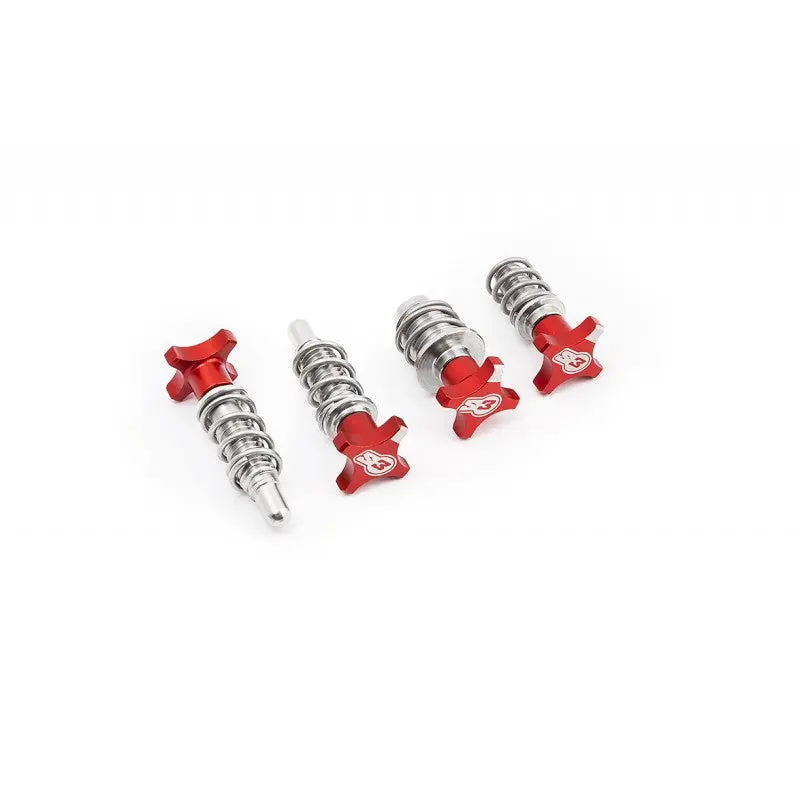 S3 Ajp/Braktec Master Cylinder Adjuster Kits 4Pc Red 1