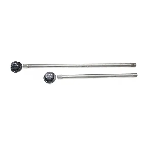 New Hardened 4340 Custom 2-Piece M37/M43 Rear Axle Shafts - H43402pm37as 1