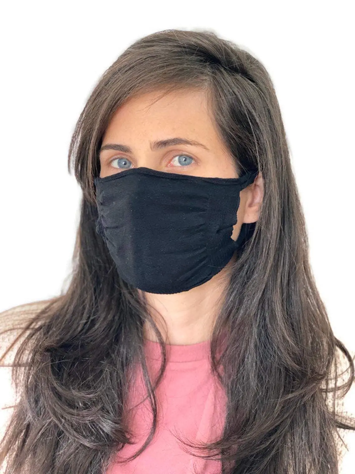 One Size Fits Most Nylon Spandex Ninja Face Mask. Washable & Reusable! - Made In Usa 1