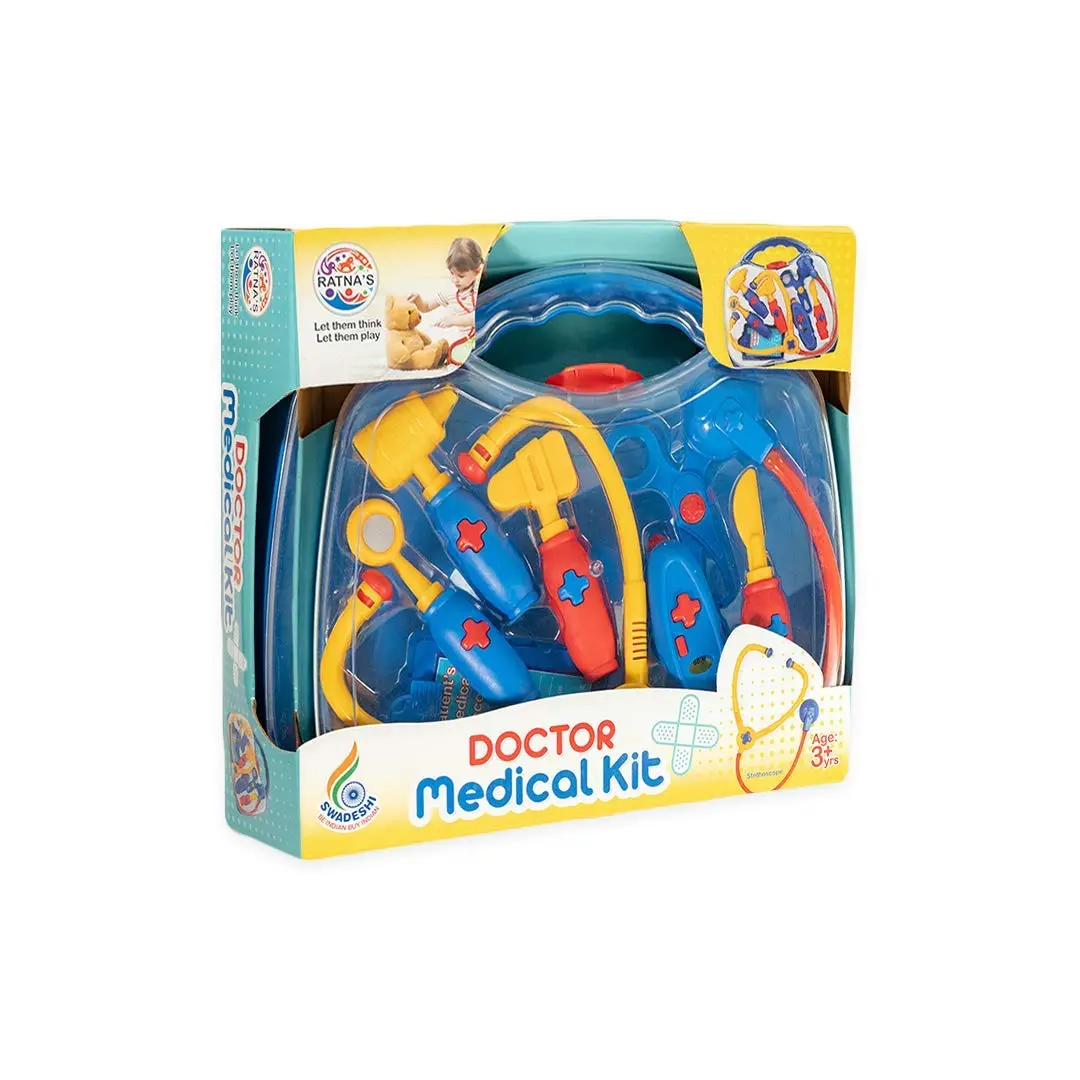 Ratna's Premium Quality Doctor Medical Kit For Kids. Includes 8 Different Medical Equipments 1