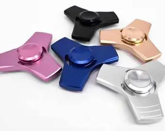 Metal Assorted Color Finger Fidget Hand Flip Spinners 1