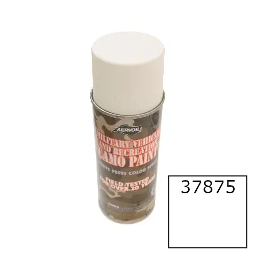 <B>Sold Out</B> - Military Vehicles 12 Oz Spray Paint Can - Flat White - #37875 1