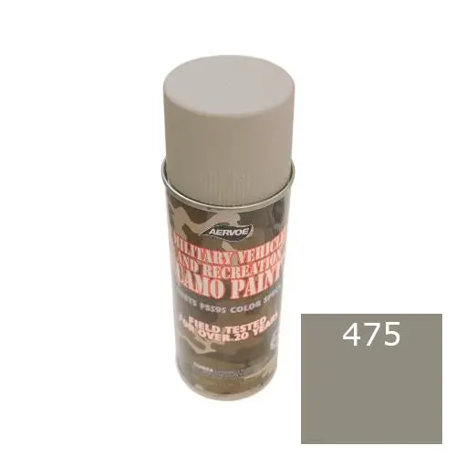 <B>Sold Out</B> - Military Vehicles 12 Oz Spray Paint Can - Khaki - #475 1