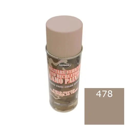 <B>Sold Out</B> - Military Vehicles 12 Oz Spray Paint Can - Urban Tan - #478 1