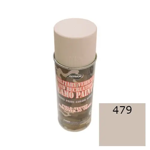 <B> Sold Out </B> - Military Vehicles 12 Oz Spray Paint Can - Light Tan - #479 1