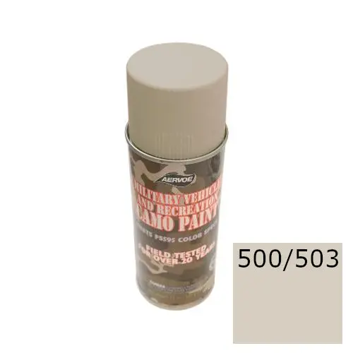 <B>Sold Out</B> - Military Vehicles 12 Oz Spray Paint Can - Desert Sand - #500/503 1