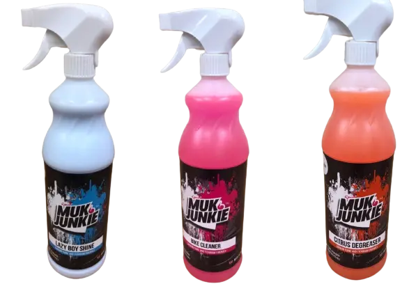 Muk Junkie Essential Bike Cleaning Pack  3 X 1 Litre 1