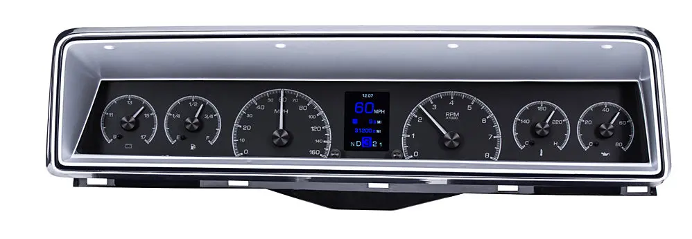 Dakota Digital Hdx Gauges For 1966- 67 Chevy Nova 1