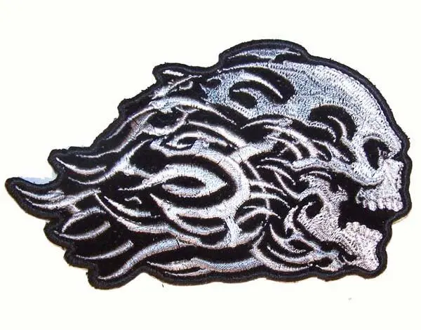 Skull Head Butt Patch 1